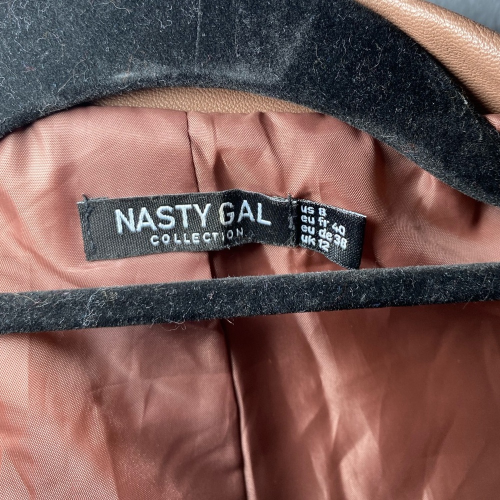 Nasty gal faux leather blazer- 8 - Picture 4 of 4